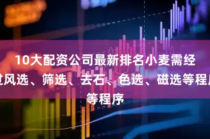 10大配资公司最新排名小麦需经过风选、筛选、去石、色选、磁选等程序